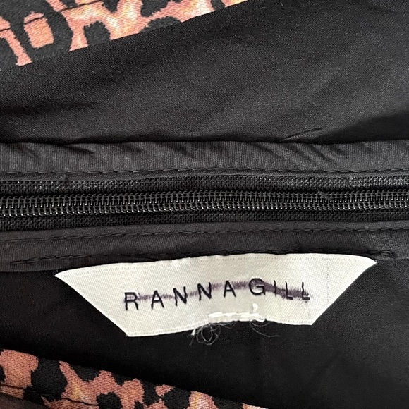 Anthropologie RANNA GILL Leopard Print Cut-out Midi Dress - Picture 10 of 11